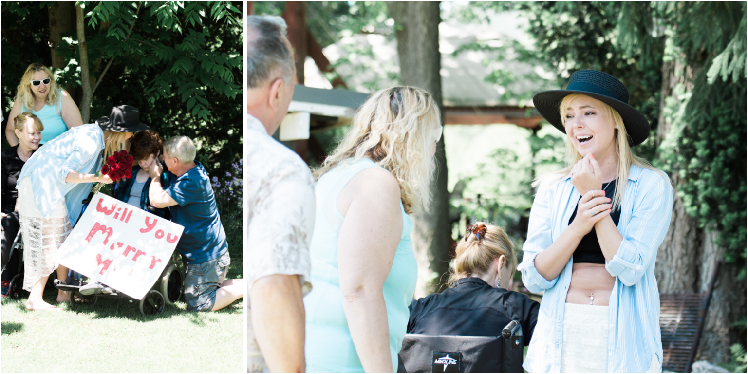 Surprise Engagement Williamsport PA Wedding Photographer Shocked in love 