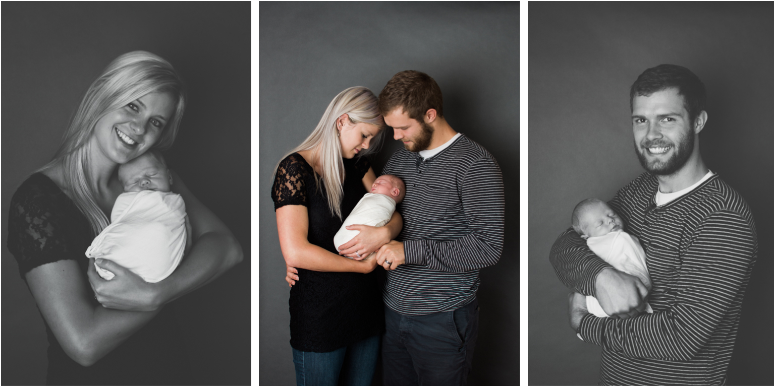 Emerson Brady newborn photos details family portrait