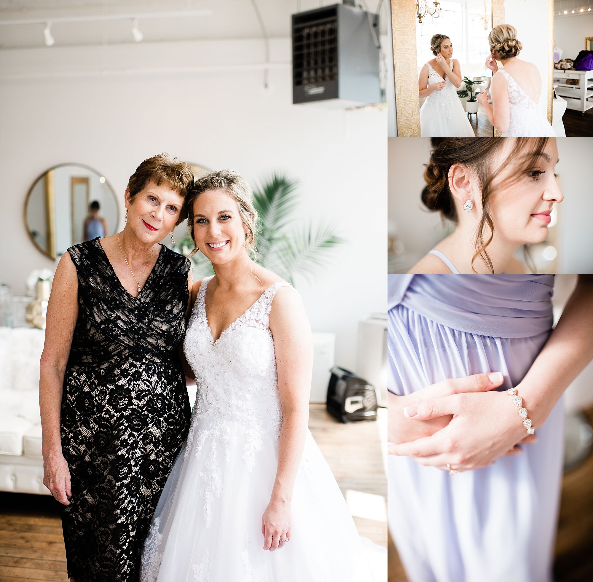 Williamsport PA Wedding bridal party studio space mother daughter