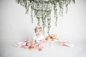 Williamsport PA donust smash milestone session baby photography